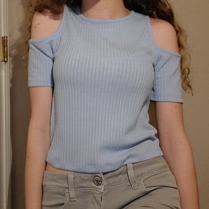 Forever 21 light blue tee